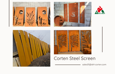 Corten Privacy Screen Panel